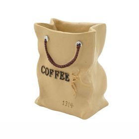 Resin Coffee Takeout Bag Shape Succulent Plant Pot Cactus Plant Pot Flower Pot Container