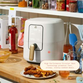 6 Quart Touchscreen Air Fryer (Color: White Icing)